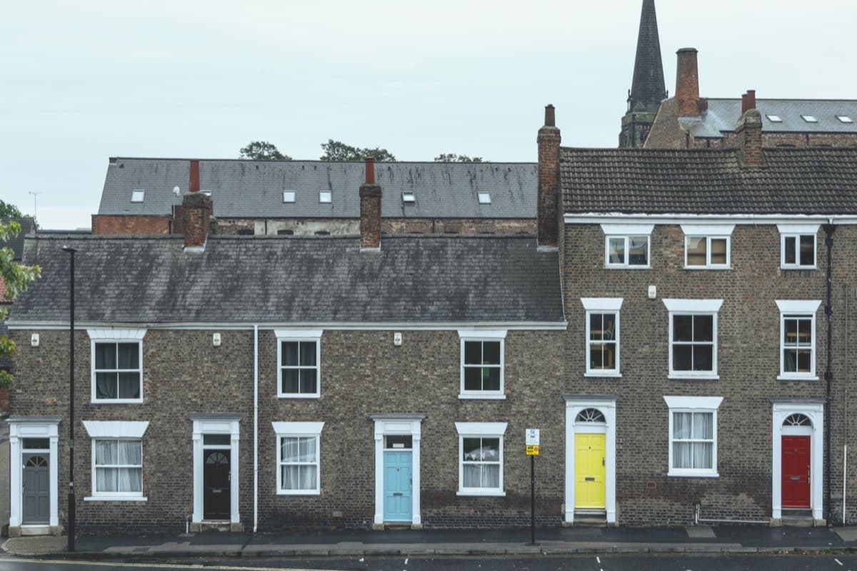 Renovated facade with new pointing and paintwork